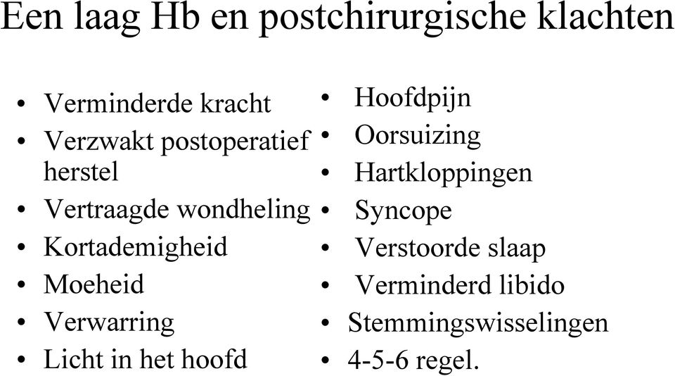 Verwarring Lichtin hethoofd Hoofdpijn Oorsuizing Hartkloppingen