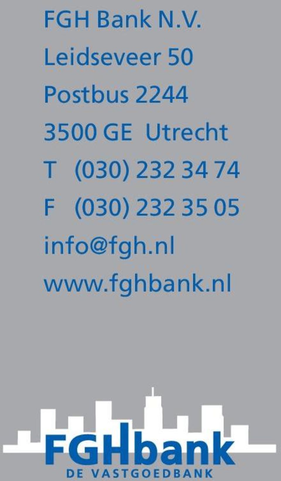 3500 GE Utrecht T (030) 232