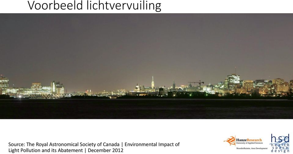 Canada Environmental Impact of Light