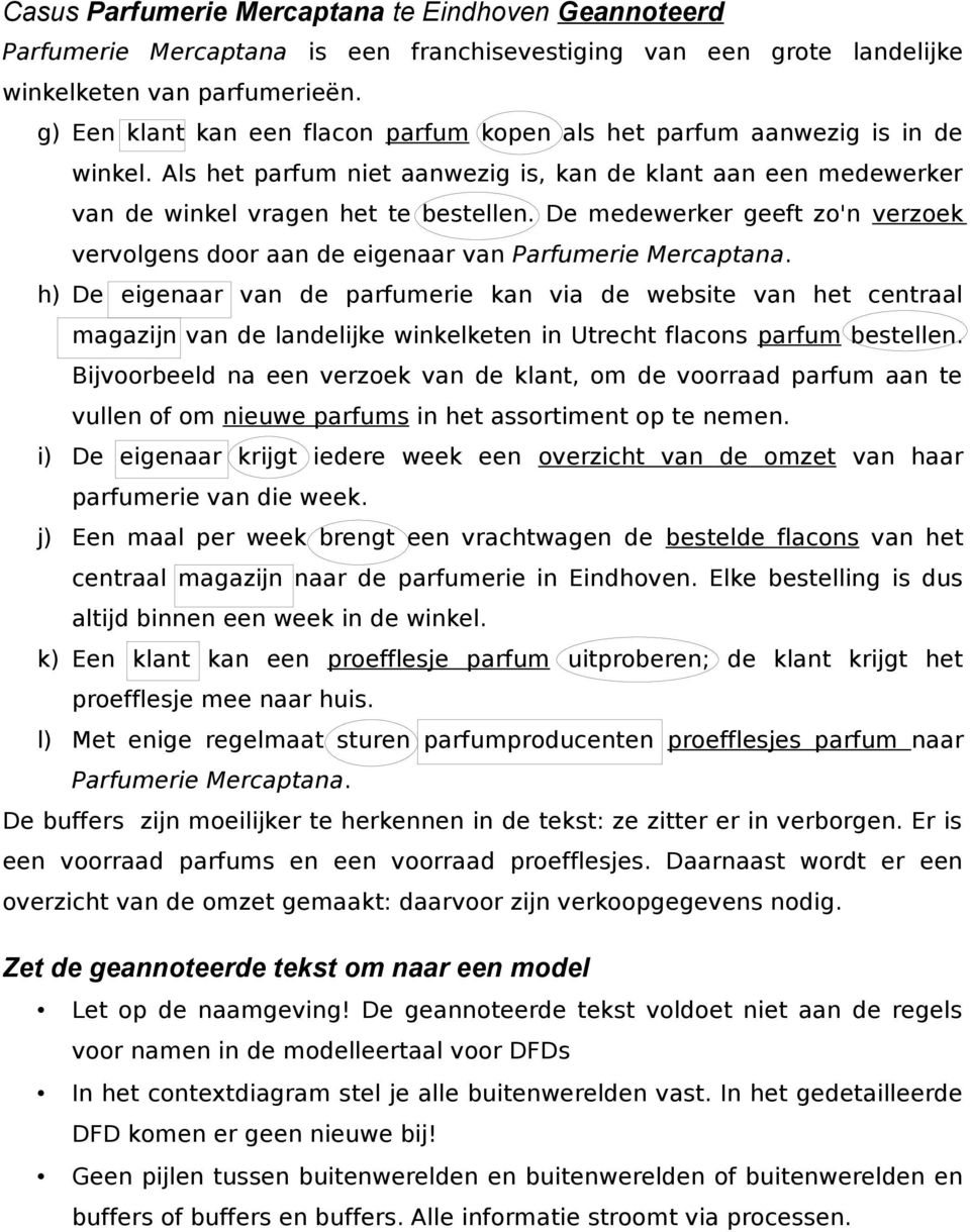 De medewerker geeft zo'n verzoek vervolgens door aan de eigenaar van Parfumerie Mercaptana.