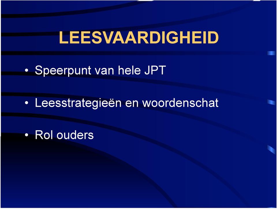 JPT Leesstrategieën