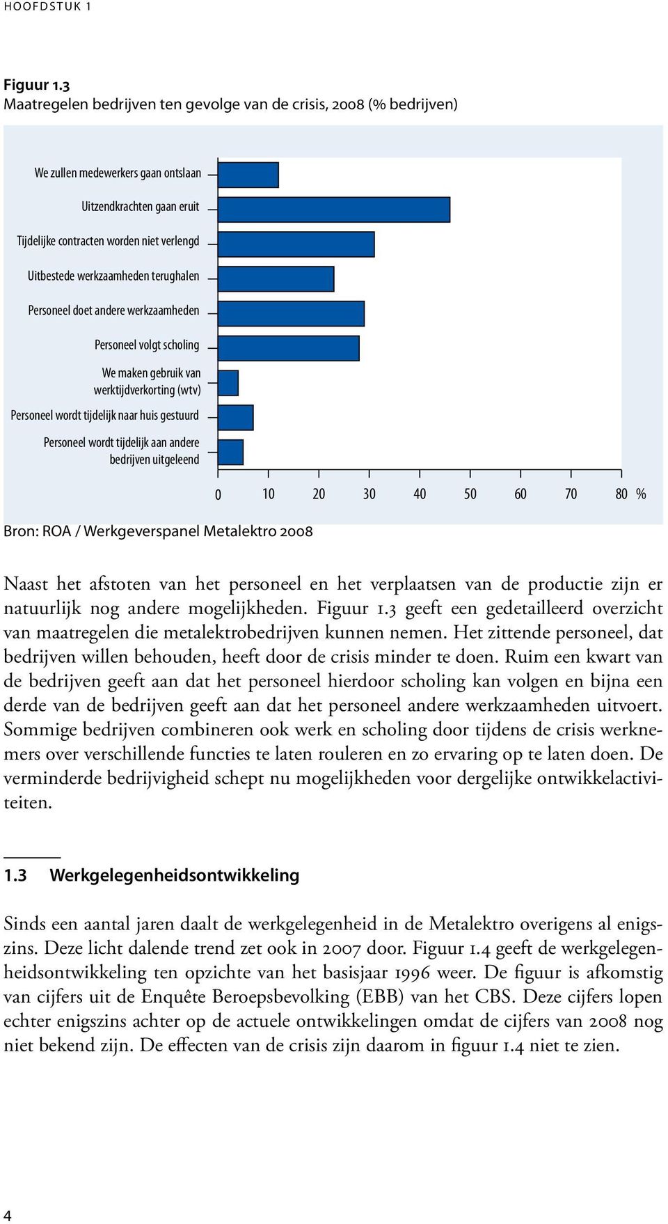 werkzaamheden terughalen Personeel doet andere werkzaamheden Personeel volgt scholing We maken gebruik van werktijdverkorting (wtv) Personeel wordt tijdelijk naar huis gestuurd Personeel wordt