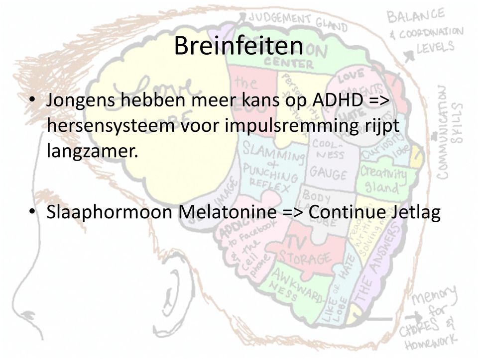 impulsremming rijpt langzamer.