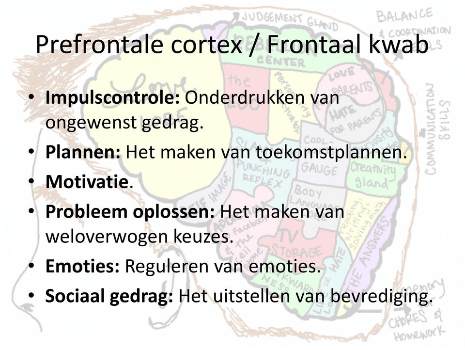 Probleem oplossen: Het maken van weloverwogen keuzes.