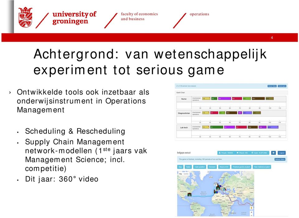 Management Scheduling & Rescheduling Supply Chain Management