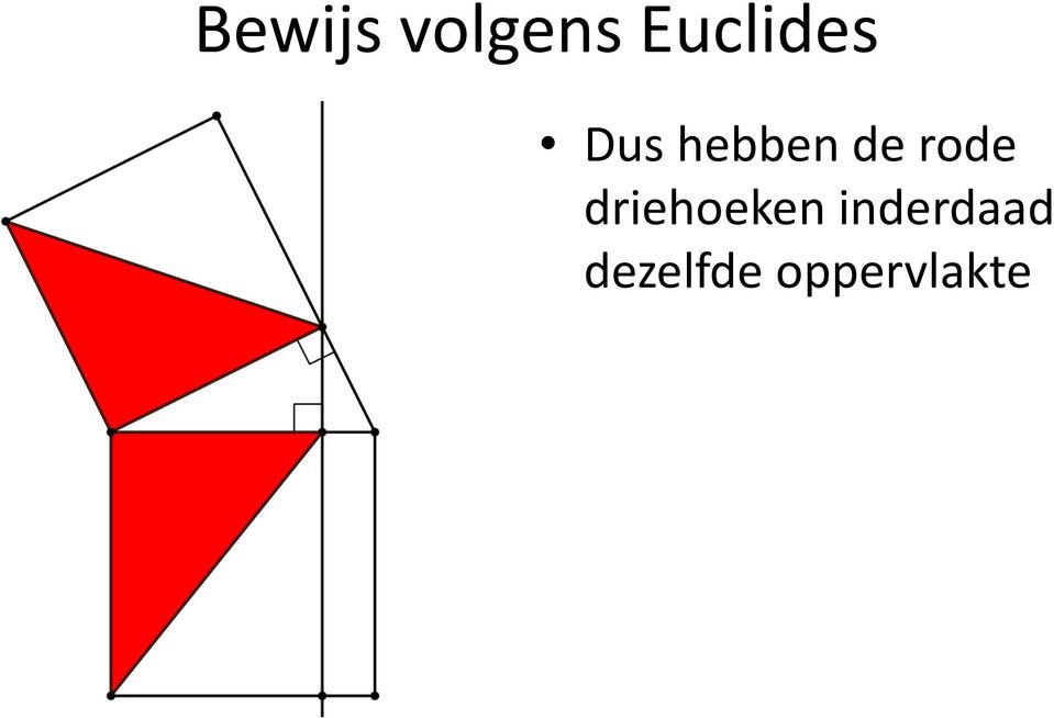 de rode driehoeken