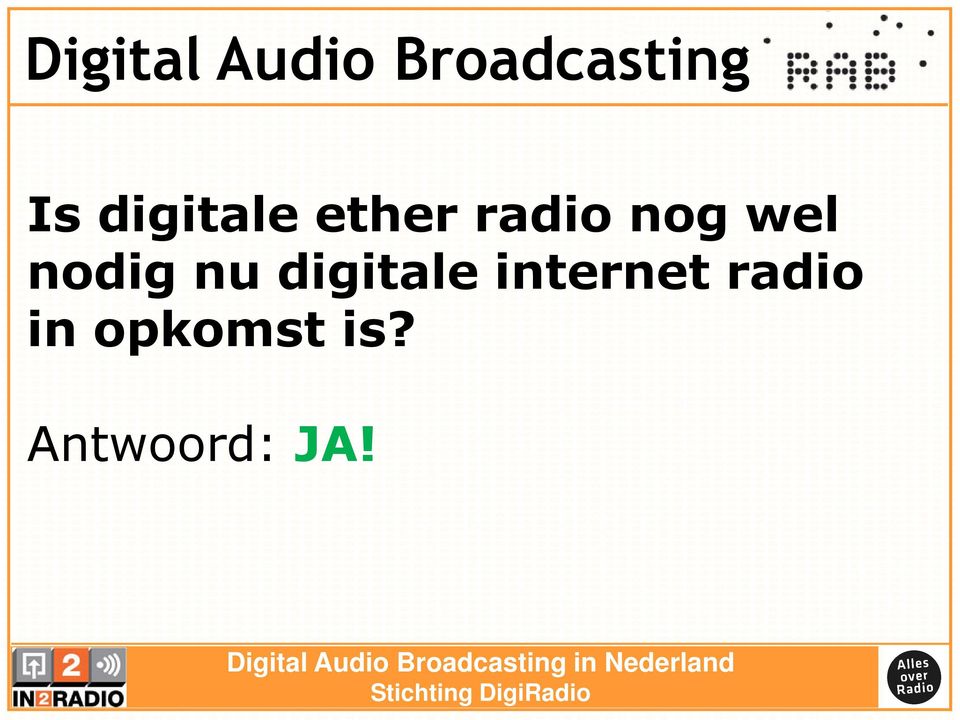 digitale internet radio