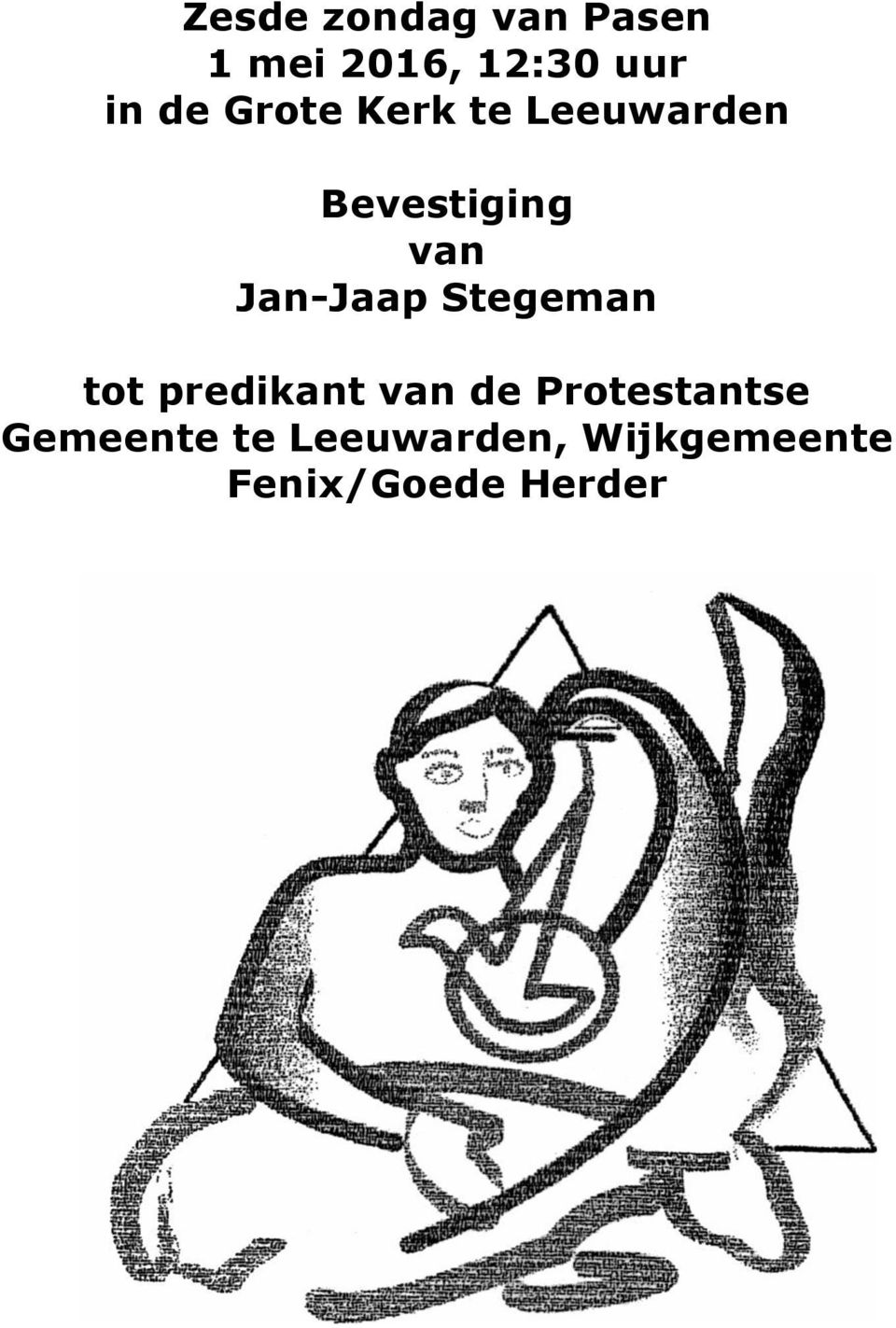 Jan-Jaap Stegeman tot predikant van de