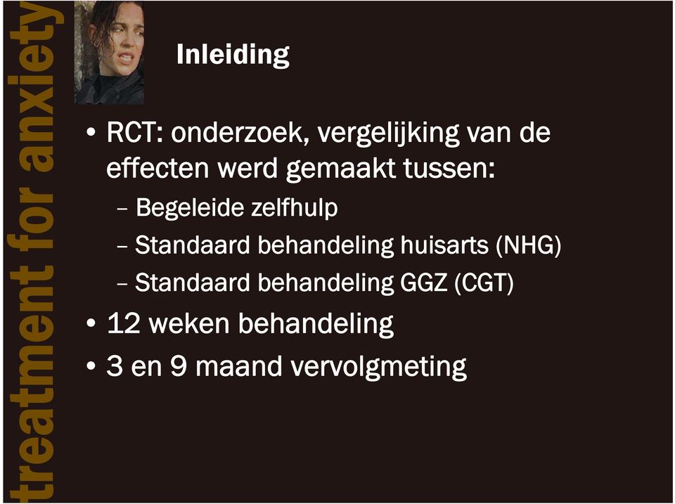 Standaard behandeling huisarts (NHG) Standaard