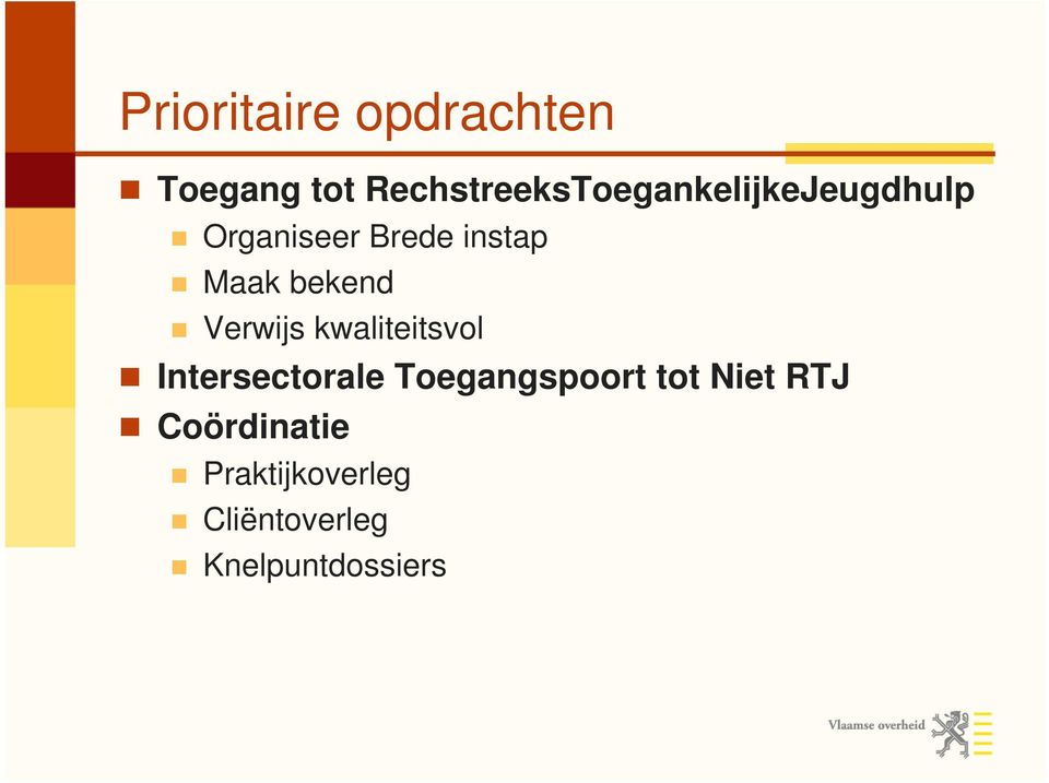 instap Maak bekend Verwijs kwaliteitsvol Intersectorale