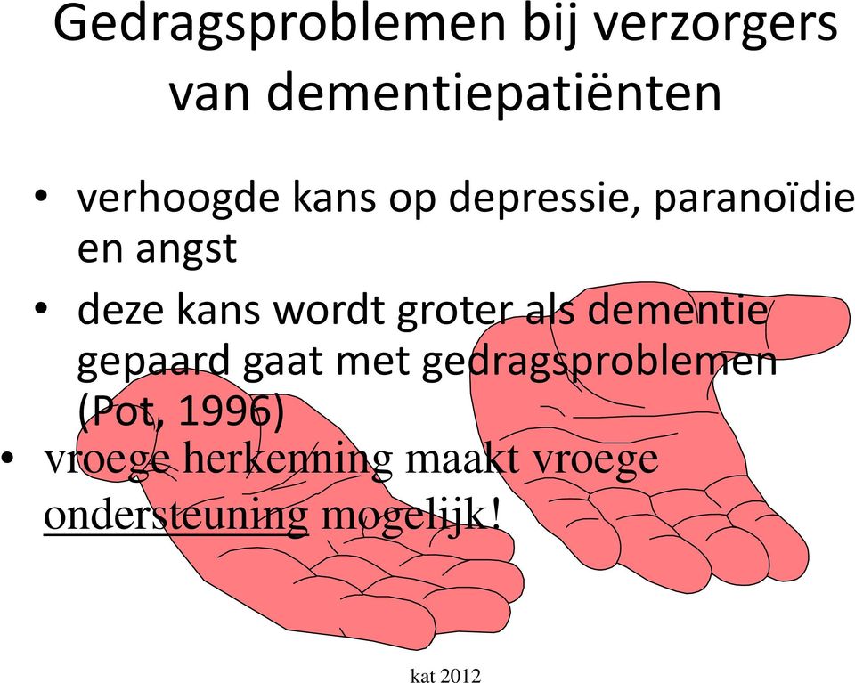 wordt groter als dementie gepaard gaat met gedragsproblemen