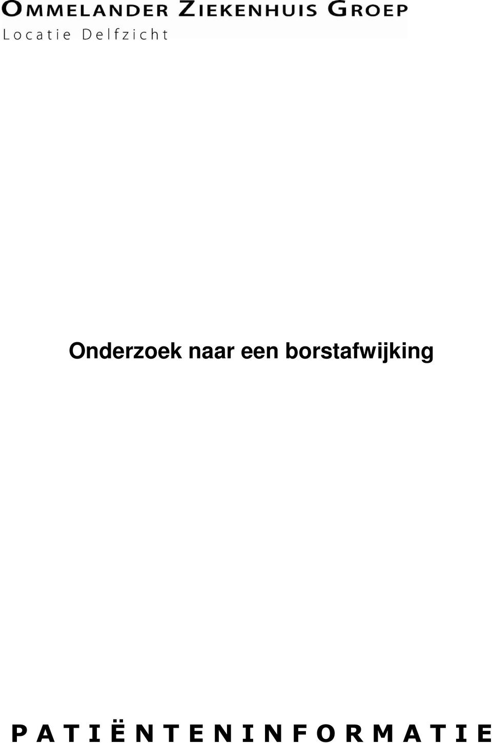 borstafwijking P