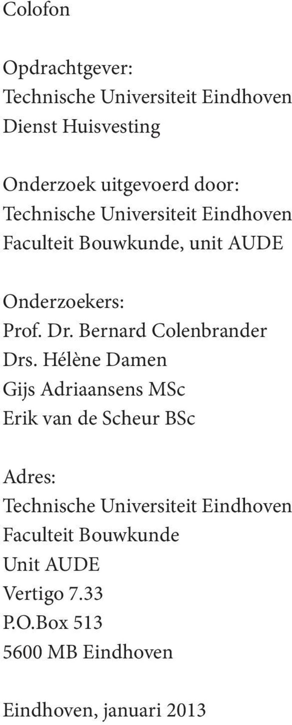 Bernard Colenbrander Drs.