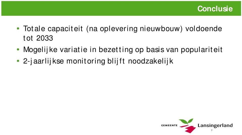 variatie in bezetting op basis van