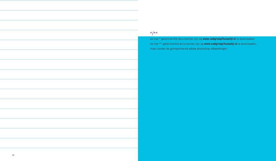 de met ** gekenmerkte documenten zijn op www.