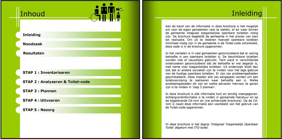 De brochure begeleidt de gemeente in het proces van plan tot realisatie.