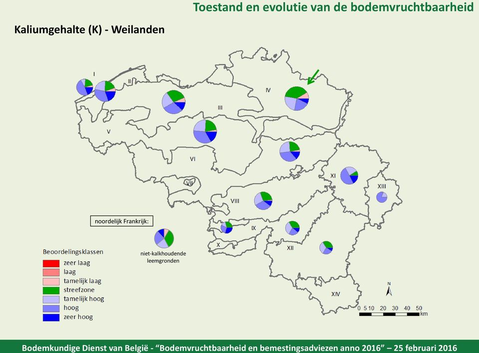 Kaliumgehalte (K) - Weilanden