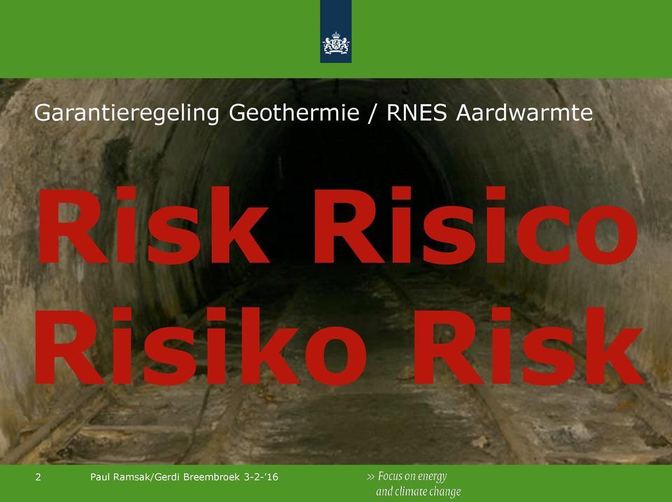 Aardwarmte Risk Risico