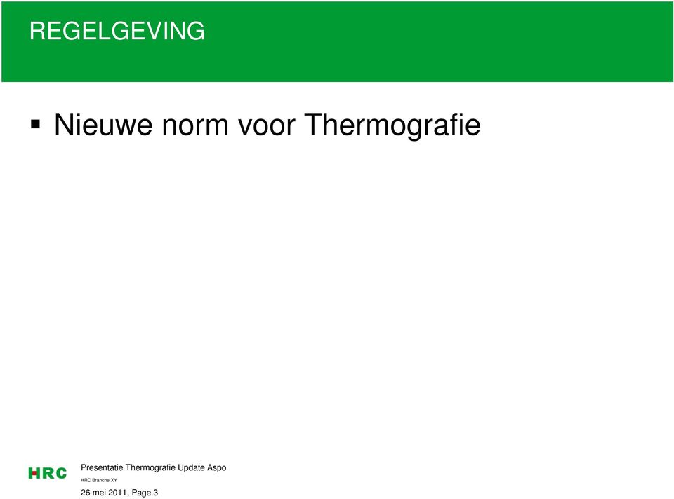 Presentatie Thermografie