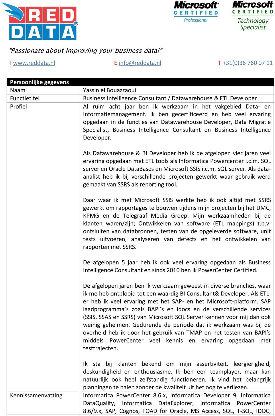 vakgebied Data- en Informatiemanagement.