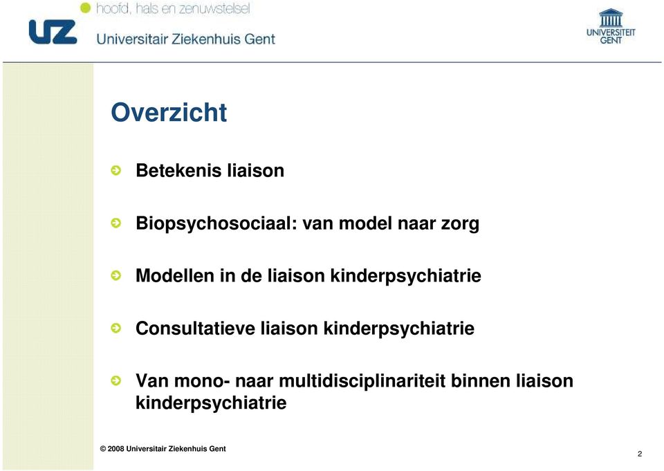 kinderpsychiatrie Consultatieve liaison