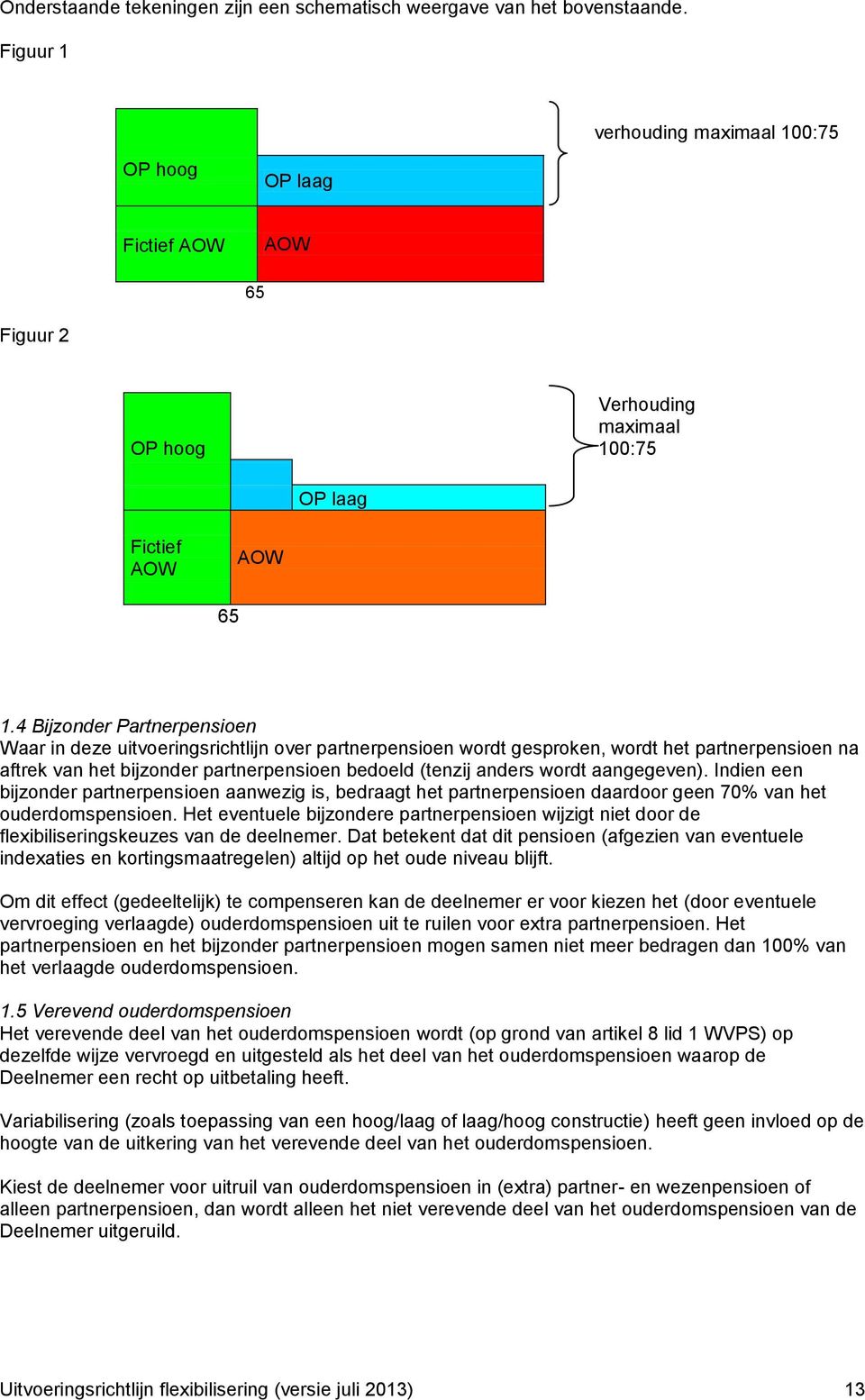 4 Bijzonder Partnerpensioen Waar in deze uitvoeringsrichtlijn over partnerpensioen wordt gesproken, wordt het partnerpensioen na aftrek van het bijzonder partnerpensioen bedoeld (tenzij anders wordt