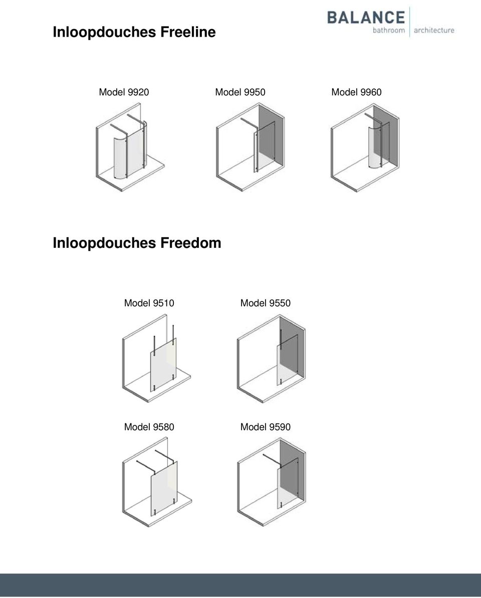 Inloopdouches Freedom Model