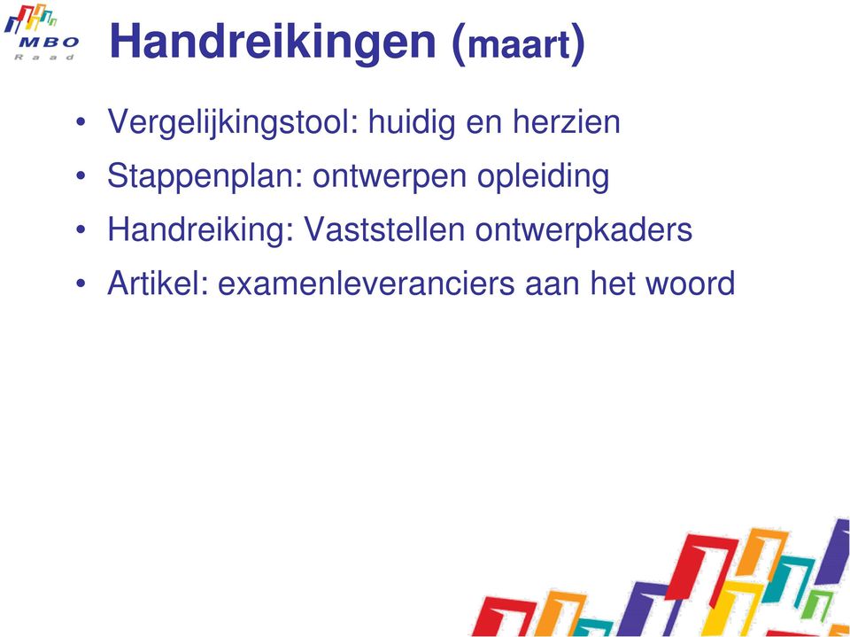 opleiding Handreiking: Vaststellen