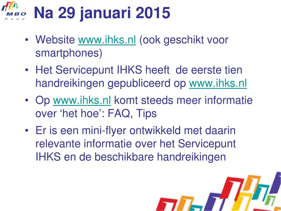 handreikingen gepubliceerd op www.ihks.