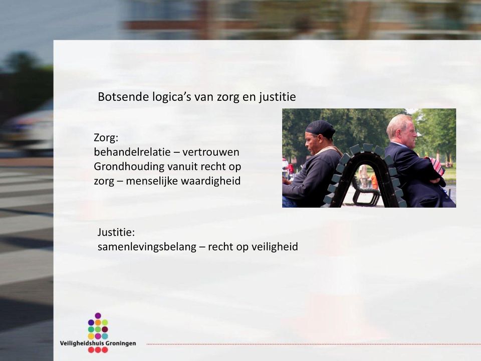 behandelrelatie vertrouwen Grondhouding vanuit