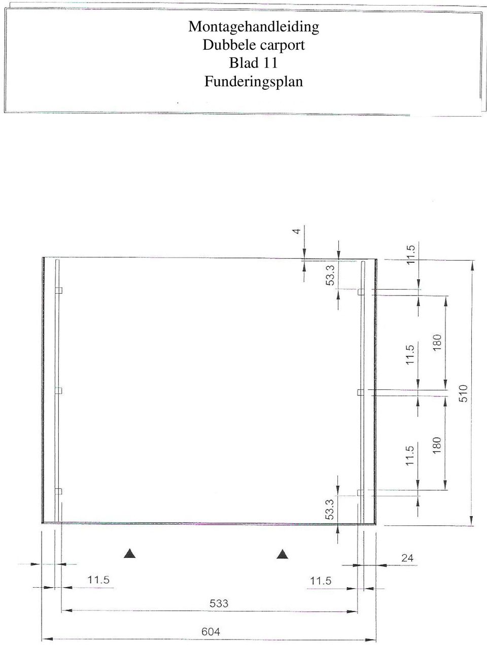 Montagehandleiding Dubbele carport 510 cm cm - PDF download