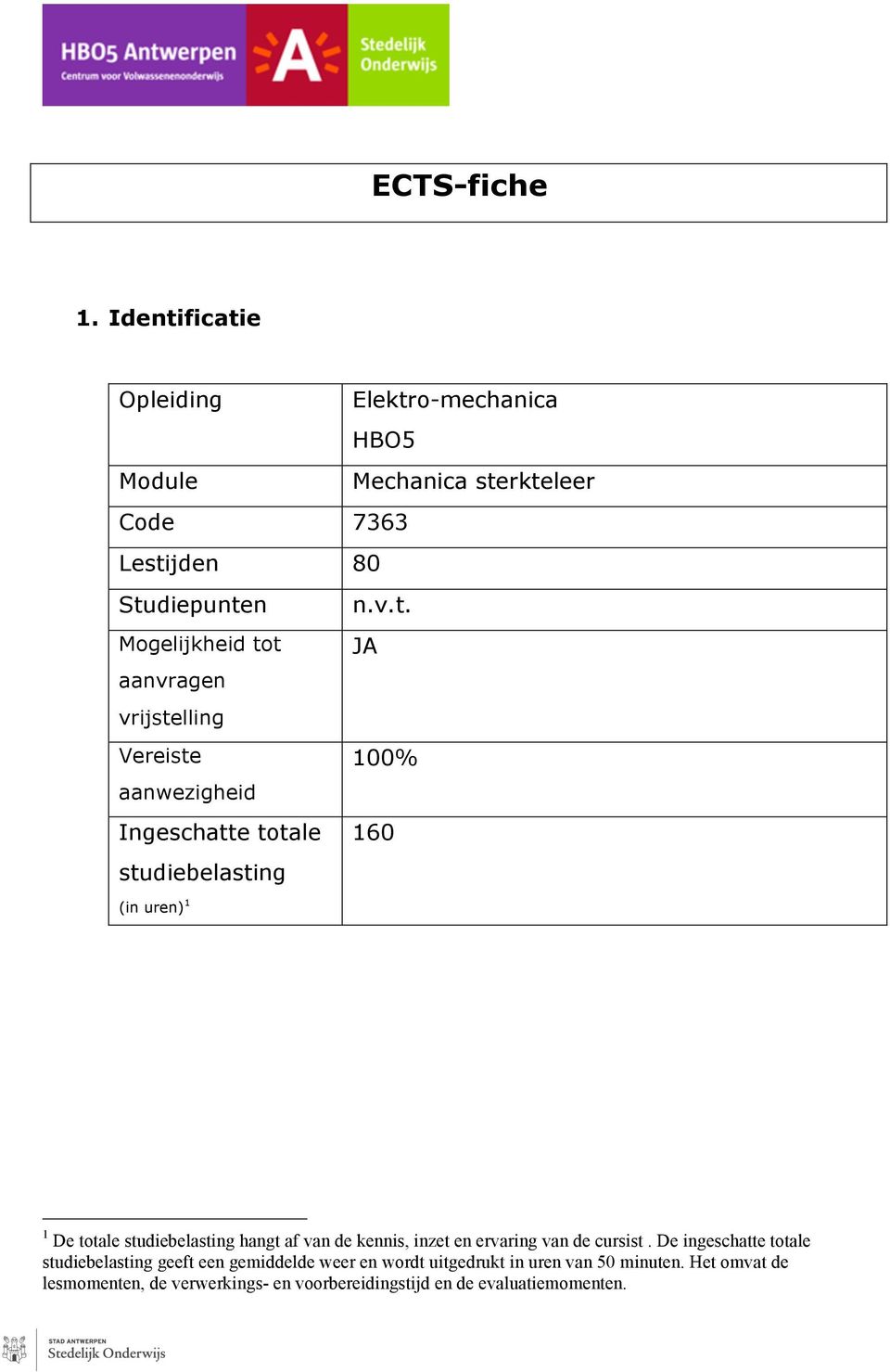 e Opleiding Elektr