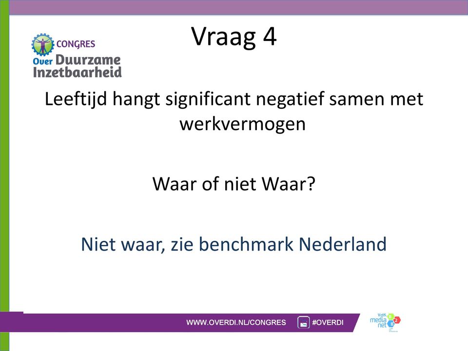 met werkvermogen Waar of niet