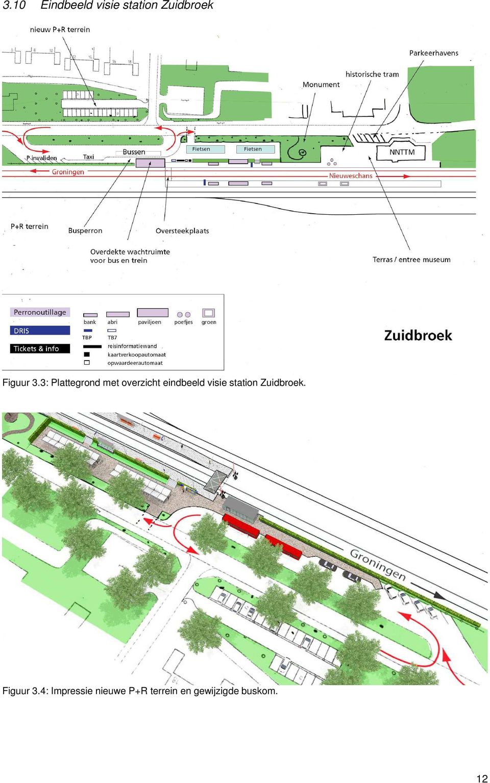 3: Plattegrond met overzicht eindbeeld visie