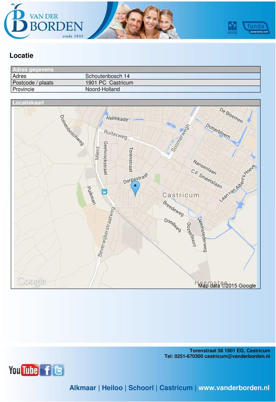 1901 PC Castricum Provincie