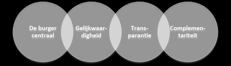 1. Creëer een gemeenschappelijke visie, principes door het vastleggen van