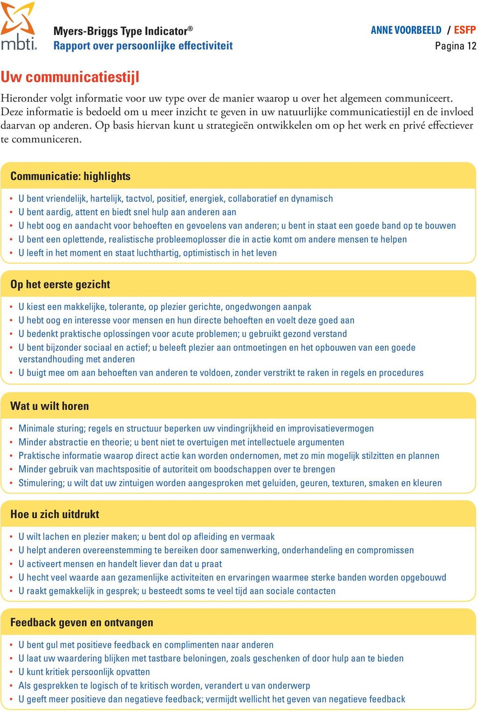 Op basis hiervan kunt u strategieën ontwikkelen om op het werk en privé effectiever te communiceren.