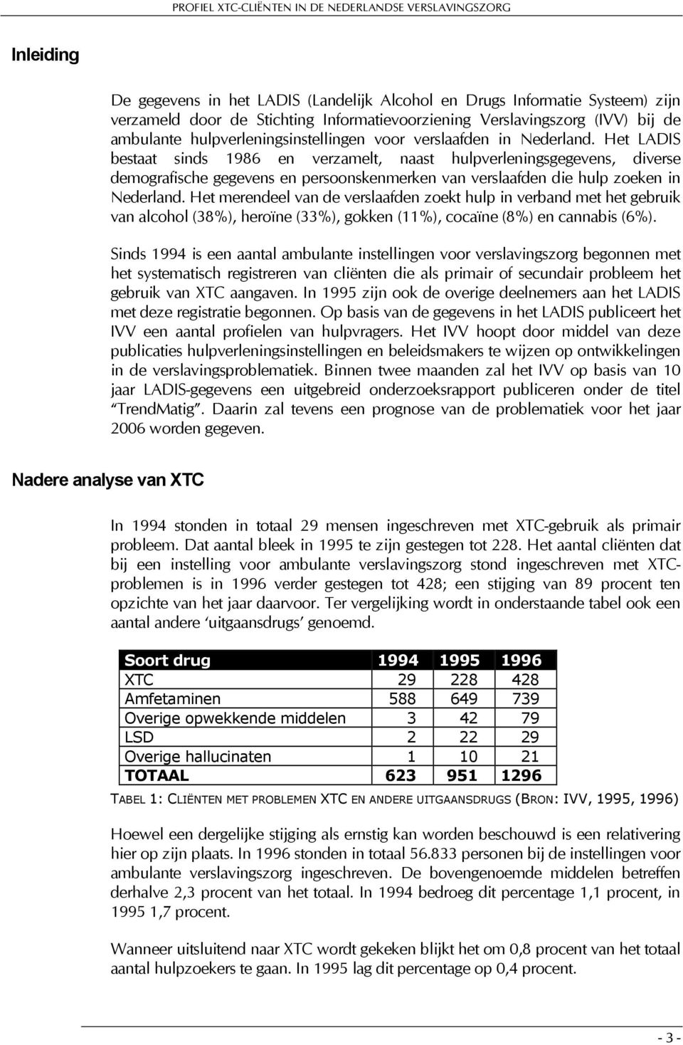 Het LADIS bestaat sinds 1986 en verzamelt, naast hulpverleningsgegevens, diverse demografische gegevens en persoonskenmerken van verslaafden die hulp zoeken in Nederland.