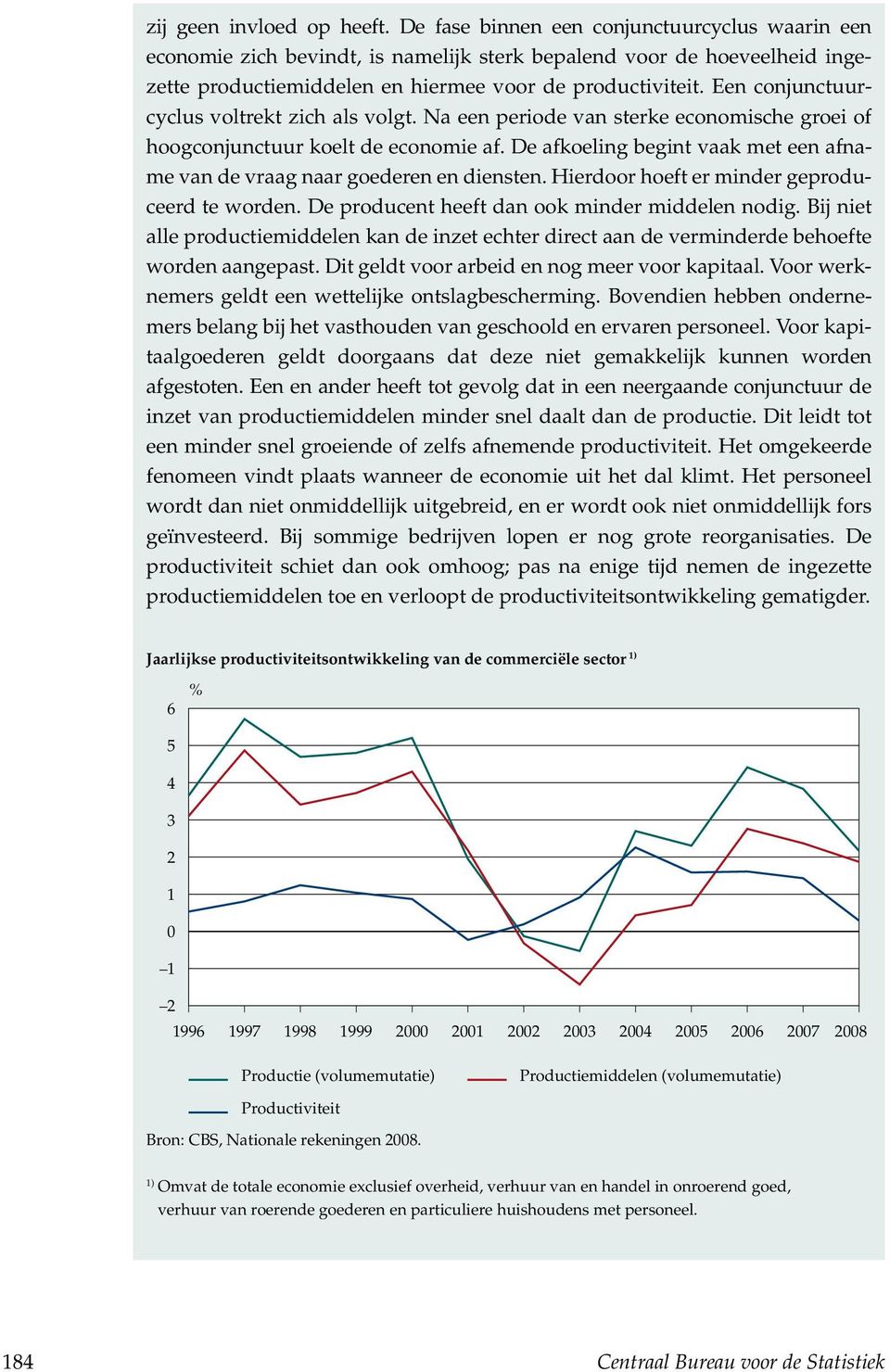 Een conjunctuurcyclus voltrekt zich als volgt. Na een periode van sterke economische groei of hoogconjunctuur koelt de economie af.