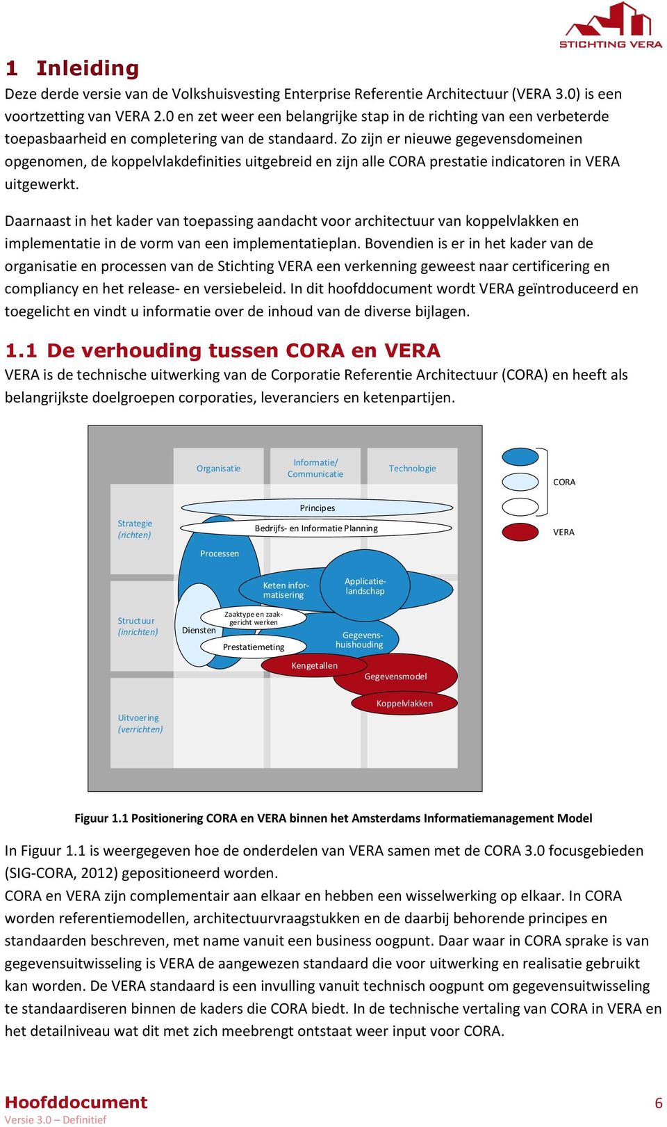 Zo zijn er nieuwe gegevensdomeinen opgenomen, de koppelvlakdefinities uitgebreid en zijn alle CORA prestatie indicatoren in VERA uitgewerkt.