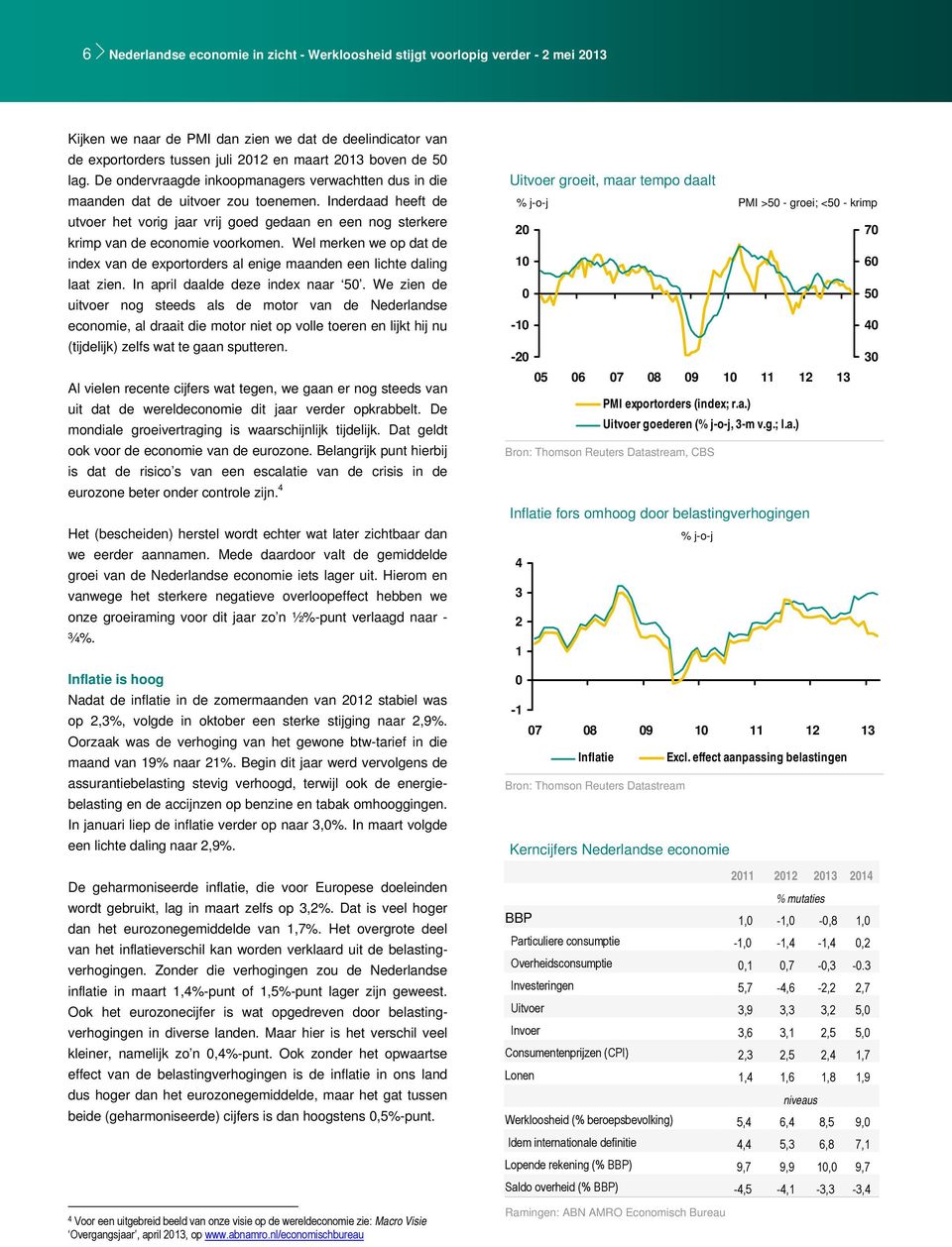 Inderdaad heeft de utvoer het vorig jaar vrij goed gedaan en een nog sterkere krimp van de economie voorkomen.