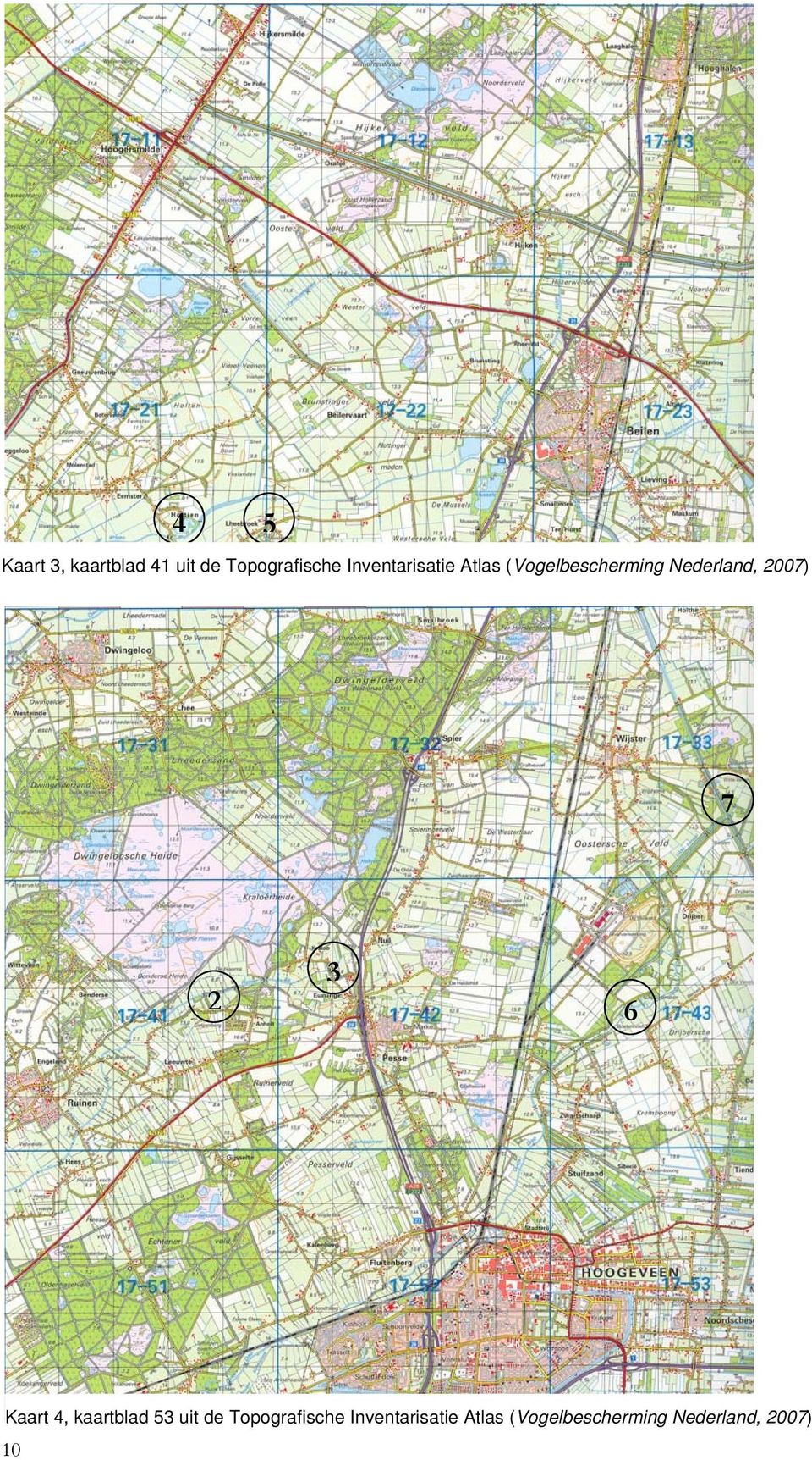 de Topografische Inventarisatieatlas Kaart 4, kaartblad 53 uit de