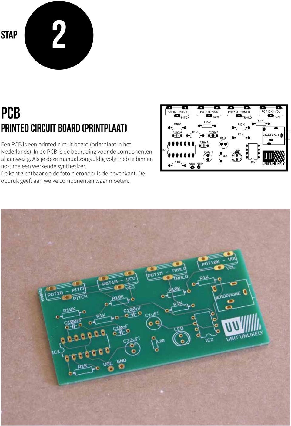 Als je deze manual zorgvuldig volgt heb je binnen no-time een werkende synthesizer.