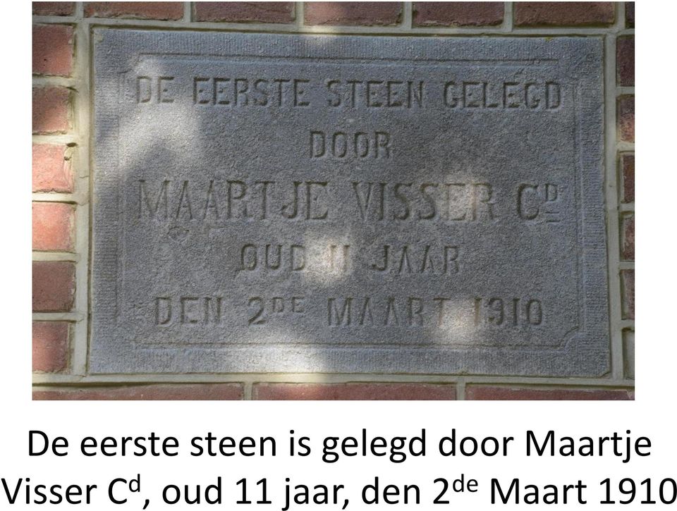 Visser C d, oud 11