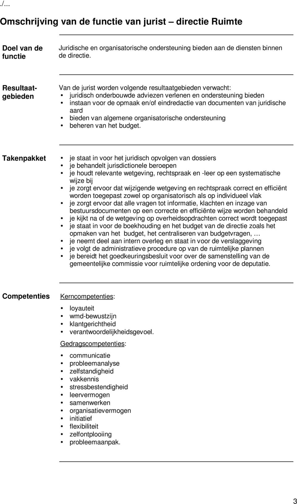 van juridische aard bieden van algemene organisatorische ondersteuning beheren van het budget.