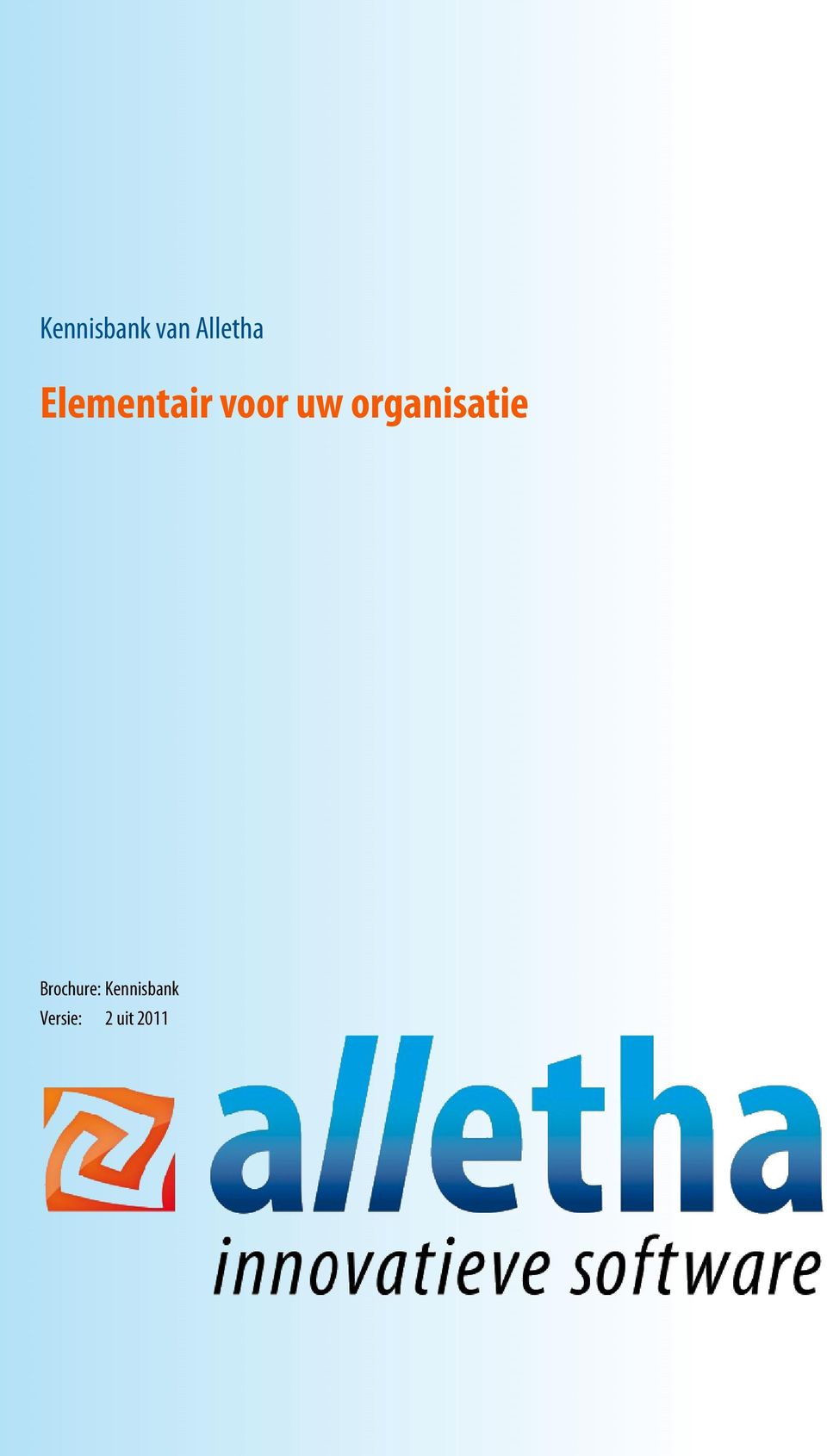 organisatie Brochure: