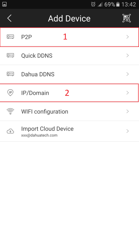 7. Ga naar Device Manager en druk hier op de + Knop. 8.