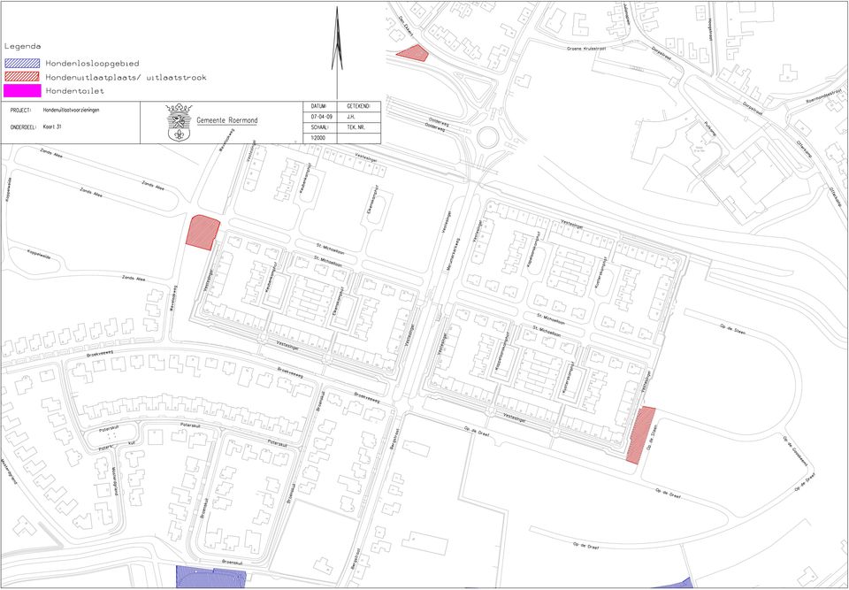 0 Wevelaakweg 0 0 a 0 Keubenkamphof 0 0 0 Paterskuil Broekveeweg 0 Keubenkamphof SCHAAL: TEK. NR. :000 St. Michaellaan St. Michaellaan.. Broenskuil.