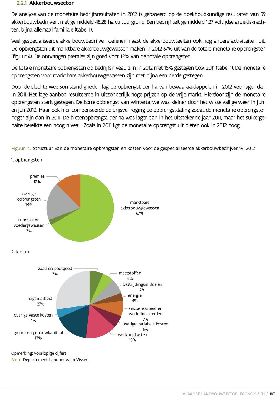 Veel gespecialiseerde akkerbouwbedrijven oefenen naast de akkerbouwteelten ook nog andere activiteiten uit.