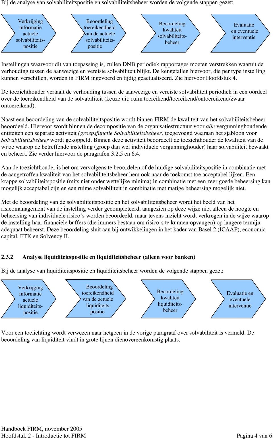 verhouding tussen de aanwezige en vereiste solvabiliteit blijkt. De kengetallen hiervoor, die per type instelling kunnen verschillen, worden in FIRM ingevoerd en tijdig geactualiseerd.